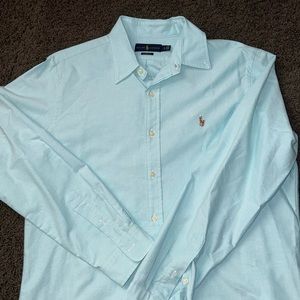 Men’s Polo Ralph Lauren Classic Fit Light Blue Dress Shirt